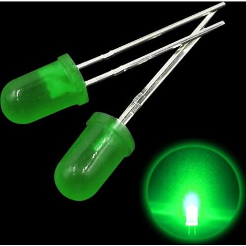 100pcs/lot 5MM Led Diode Kit Mixed Color Red Green Yellow Blue White Light Emitting Lamp Assorted Kit