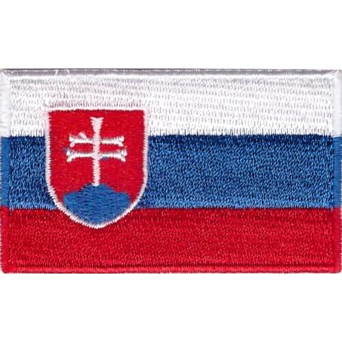 Alibaba China Market Discount Custom Slovakia Embroidery Flag Nice and practical