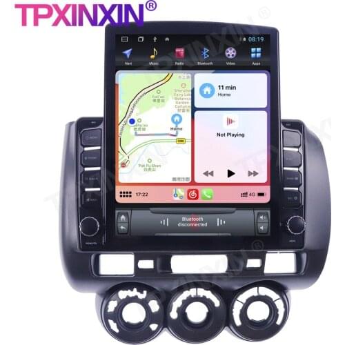 For Honda fit 2006-2008 AUTO Android Wireless Carplay Touch screen Universal Stereo Receiver 6+128G Car Radio player Radio TESLA