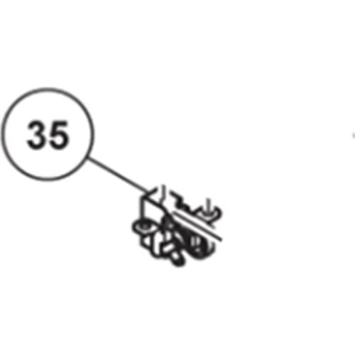 Carbon brush holder for HIKOKI G13SW C347295A