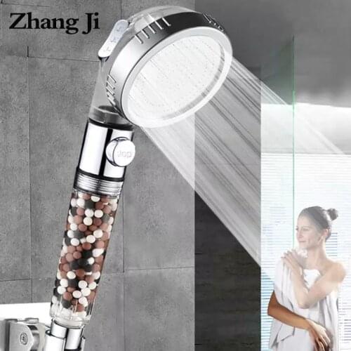 S-VIP ZhangJi 3-Function SPA shower head with switch on/off button