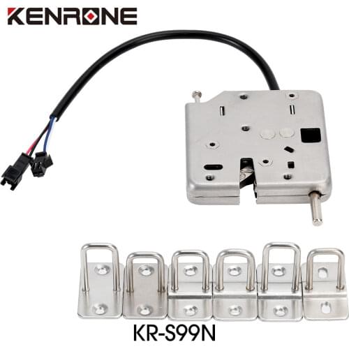 KERONG Electric 12v Solenoid Bolt Industrial Cabinet Door Strike Lock with Open Switch Electronic Control Smart Lock