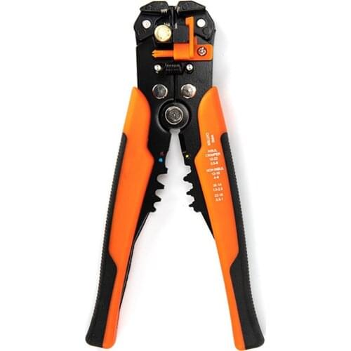 Exquisite 8-inch Electricians Wire Pliers Multifunctional Pliers Automatic Wire Stripper Crimping Function Ergonomic Handle