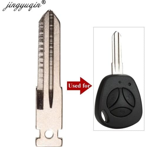 Jingyuqin 30pcs/lot Uncut Remote Key Blade Blank for LADA Priora Kalina Niva Vaz