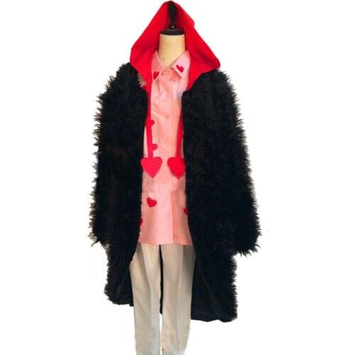 2018 Japanese Anime One Piece Donquixote Rosinante Corazon Cosplay Costume
