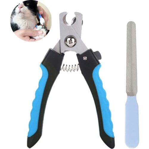Dog Cat Puppy Pet Nail Clipper Pet Nail Clippers Cutter for Dogs Cats Birds Guinea Pig Animal Claws Scissor Cut with Nail File