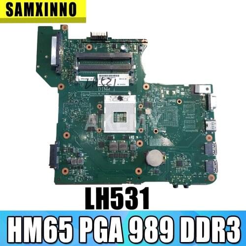 CP516350-01 Laptop motherboard For FUJITSU LH531 Notebook Mainboard 6050A2419601 HM65 PGA 989 DDR3