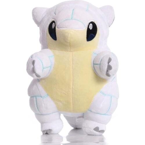 1pcs Big Size 30cm TAKARA TOMY Pokemon White Sandshrew Plush Toys Soft Stuffed Animals Toys Doll Gifts for Children Kids