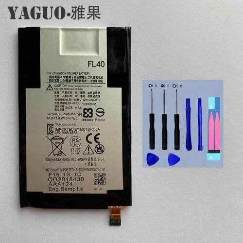 New Original Battery FL40 3630mAh For Motorola Moto X 3A Moto X Play Dual XT1543 XT1544 XT1560 XT1561 XT1562 + Tool Kits