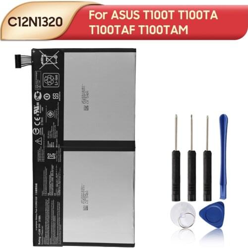 Original Replacement Battery C12N1320 For ASUS T100T T100TA T100TAF T100TAM Tablet Battery 7900mAh
