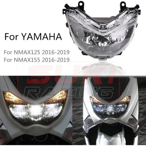 Motorcycle Headlight Assembly Front Light For YAMAHA NMAX125 Nmax 125 NMAX155 Nmax155 2016-2019 Headlamp Front Lamp Light