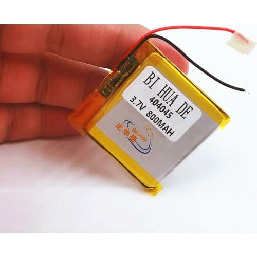 Rechargeable Li-ion Cell 3.7V polymer lithium battery 404045 044045 800mah With PCB For MP3 MP4 MP5 GPS Power Bank DVD Camera