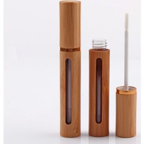 5ml Lip Gloss Plastic Box Containers Empty Frosted Lipgloss Tube Lip Balm Bottles Lip Gloss Container Packaging With Brush