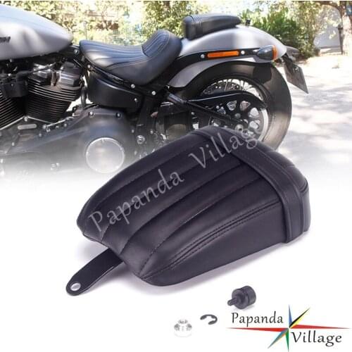 2018-2020 Motorcycle Rear Passenger Seat Pad for Harley Softail Street Bob FXBB Slim FLSL Carrier Seat Back Cushion Pillow