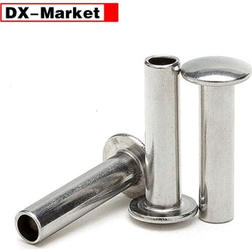 M3 m4 m5 m6 semitubular rivet ,M2~M6 304 stainless steel half semi round head hollow rivets ,K032