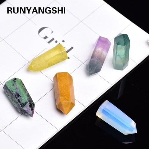 27 Color 1PCS 35-45mm Natural Crystal Point Energy Column Obelisk Hand Polished Ore Mineral Crafts Home Decoration