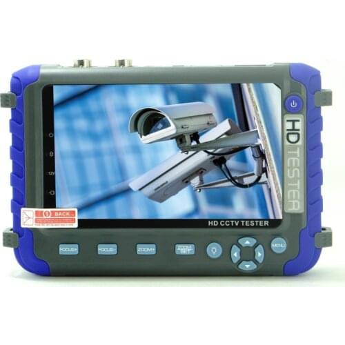 Professional CCTV testing tool IV8C 5 Inch TFT LCD 5MP AHD TVI 4MP CVI CVBS CCTV Camera Tester Monitor support PTZ UTP