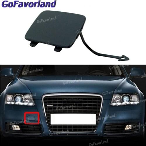 Front Bumper Grill Tow Eye Hook Cap Cover Primed Unpainted 4F0807441F 4F0 807 441F For Audi A6 C6 A6 Quattro S6 2009 2010 2011