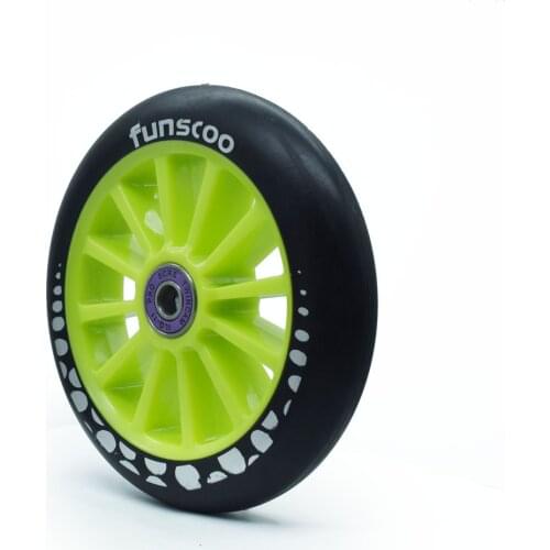86A inline Speed Skating Wheel for 3*125mm Racing Skates Shoes, Black White Blue Green 125mm Roller Rodas for Scooter and Skates