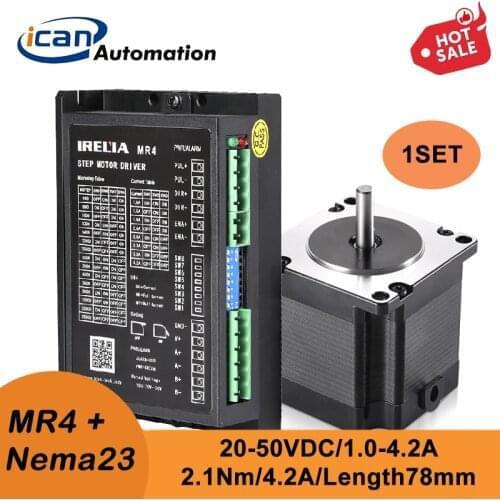 ICAN Stepper Motor 2.1Nm 4.2A 78mm Kit Cnc Nema23