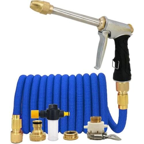 Gardening Hose High Pressure Spray Gun Hose Car Washing Machine Hose Gardening Watering Nozzle Cleaning Water Gun Direct Sales