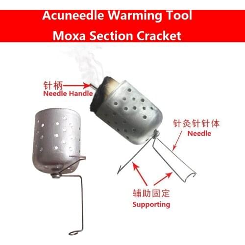 Warm needle moxa cap