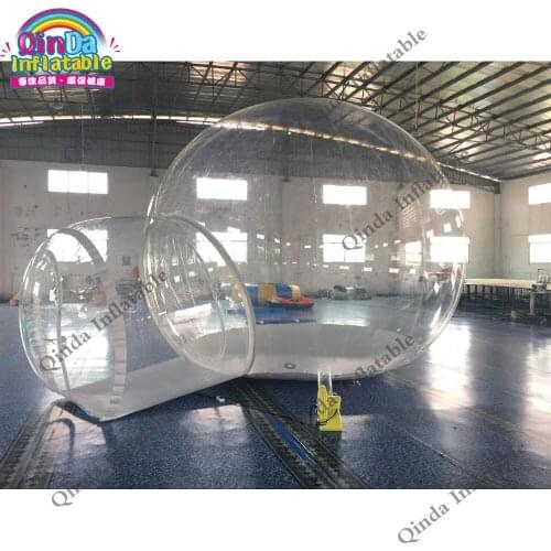 Outdoor igloo inflatable transparent clear bubble tent,4m inflatable bubble house for party event