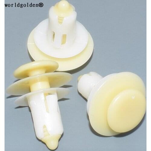 Worldgolden 100pcs auto fasteners Trim Panel Retainer for Ford W708621-S300