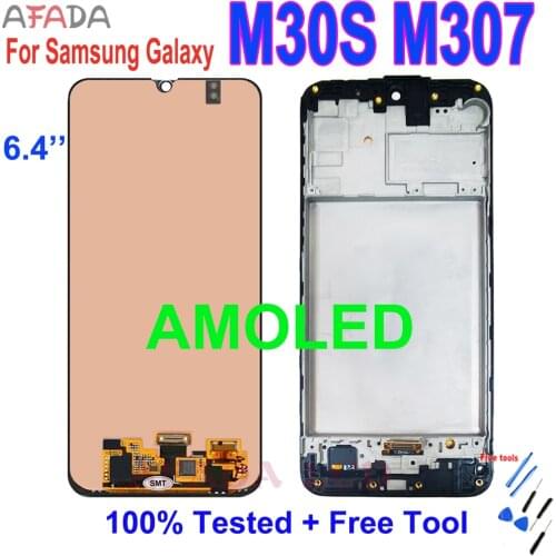 6.4" LCD For Samsung M30S M307 SM-M307F M307F/DS M307FN/DS LCD Display Touch Screen Digitizer Assembly LCD Replacement
