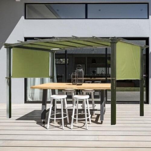 5 Color Pergola Structures Sun Shade Canopy Cover Sturdy Durable Replacement Awning, Cover only, No Shelves