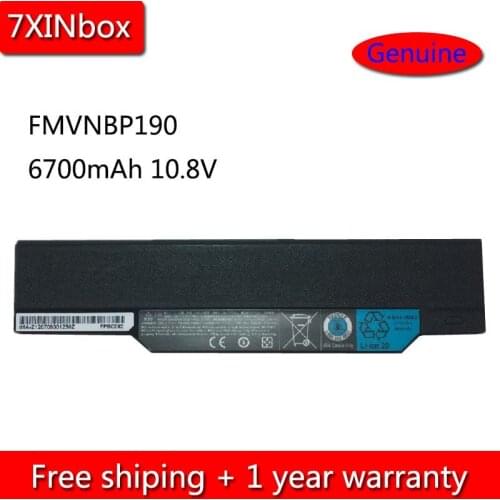 7XINbox 6700mAh 10.8V Genuine FMVNBP190 FPCBP281 Laptop Battery For Fujitsu FPB0240 FPCBP219 FMVNBP178 FPB0239 CP494696-01