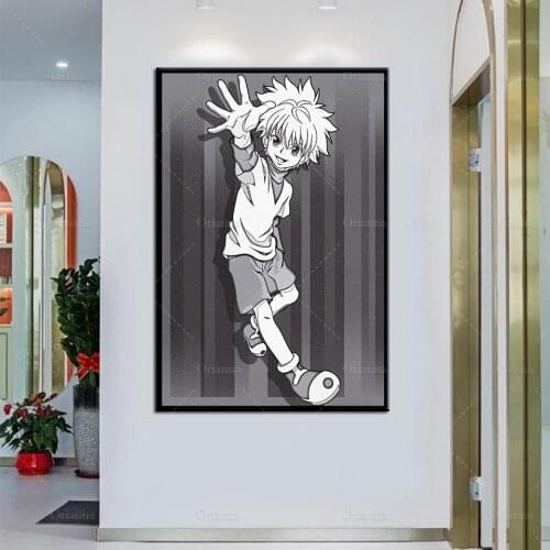 Anime Zoldyck Killua Art Poster Home Decoration Art Canvas Painting Hd Print Wall Modular Pictures Unique Gift For Children