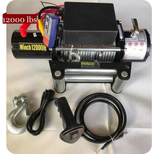 12V24V 12000 lbs vehicle self-rescue off-road winch off-road vehicle winch on-board crane electric winch