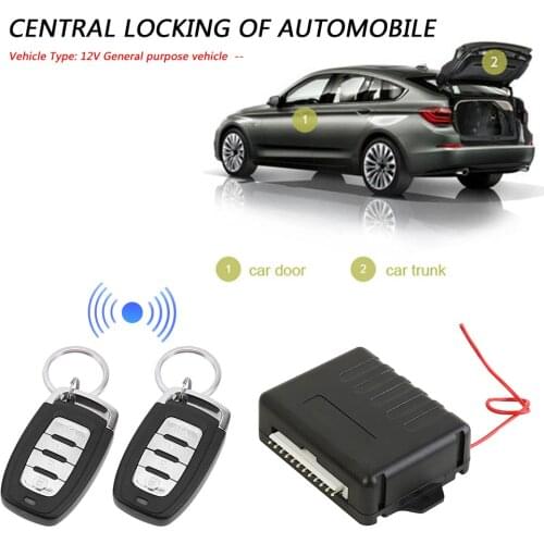 Car Remote Locking Central Door Kit Universal Car Remote Central Door Lock Kit Keyless Entry Alarm System 410/T208