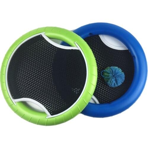 KidS Outdoor Trampoline Paddle Ball Set Bouce-Back Trampoline Paddle Ball Game Flying Disc ChildrenS Outdoor Beach Game Set
