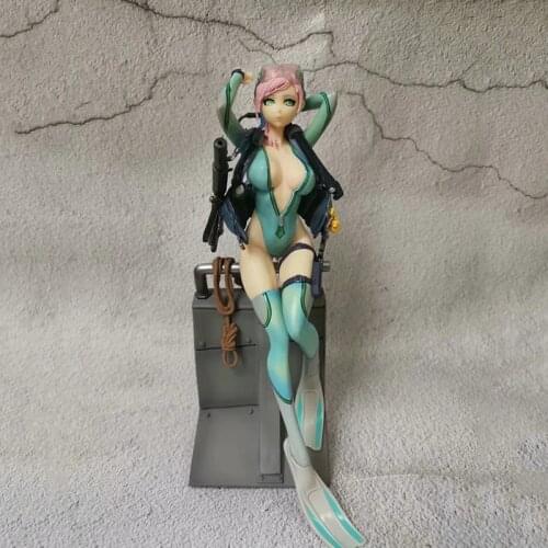 23CM Japan AnimPretty girl after school battlefield series 3 play frog woman egil swimsuit model PVC Action Figure Toy