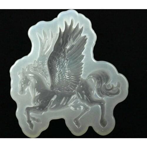 Fly Horse shape epoxy resin molds Dried Flower Specimen Make Jewelry Accessories Tools resin molds for jewelry Pendant