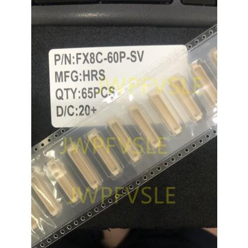 FX8C-60P-SV 60 Position Connector Header, Outer Shroud Contacts Surface Mount Gold