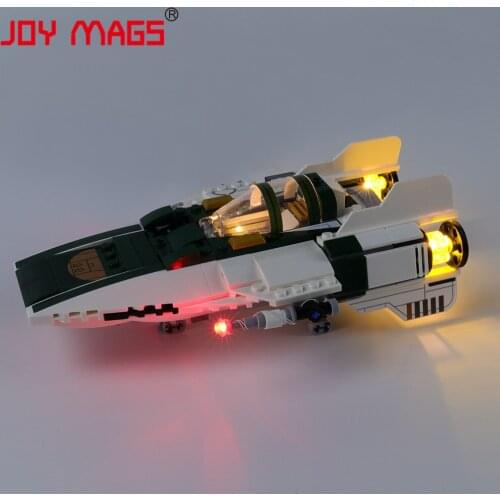 JOY MAGS Only Led Light Kit For 75248 Star War Resistance A-Wing Star fighter , (NOT Include Model)