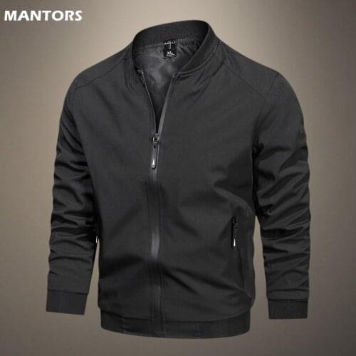 2021 Autumn Winter Mens Pilot Jacket Zipper Jackets Male Casual Streetwear Baseball Jacket Hip Hop Slim Fit Coat Men Clothing