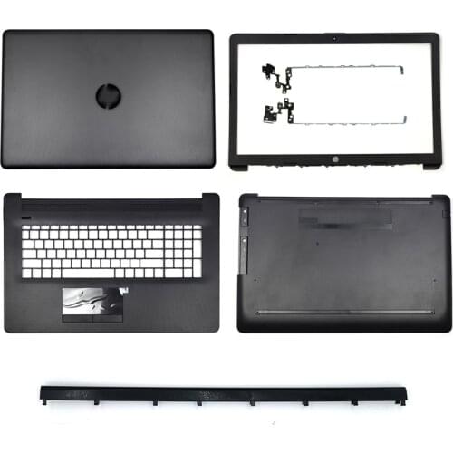New Original Laptop/LCD Back Cover/Front Bezel/Palmrest/Bottm Case /Hinges For HP Pavilon 17-BY 17-CA 17Z-CA Serise Black