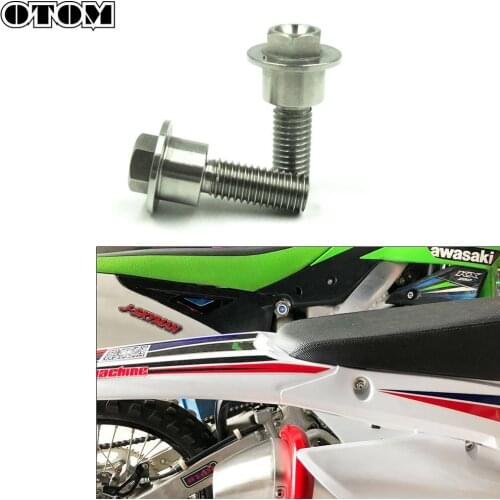 OTOM New Motorcycle Rear Fender Radiator Shrouds Fork Guards Seat Side Screw Bolt Decorative Cap For HONDA CRF 250R 450L CRF250X