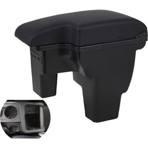 For Ford focus 3 armrest box central Store content focus mk3 armres bodouble layer with USB interface