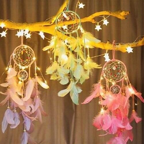LED Lamp Dream Catcher Ceiling Hanging Party Festival Event Scene Decoration