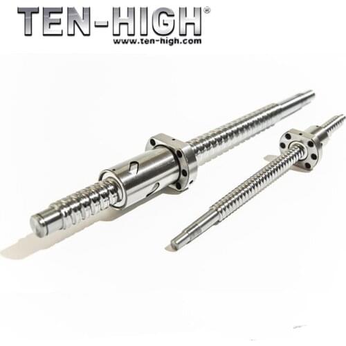 TEN-HIGH free shipping CNC SFU1605 ball screw set ball screw End machining + single ball nut