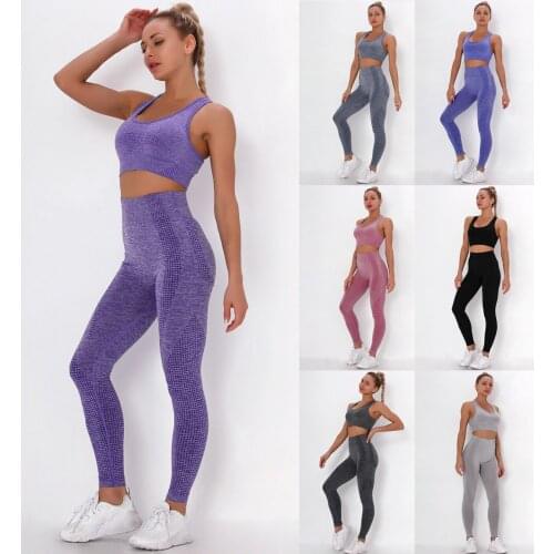 Yoga Clothing Set Sports Suit Women Sportswear Sports Outfit Fitness Set Athletic Wear Gym Seamless Workout Clothes For Women