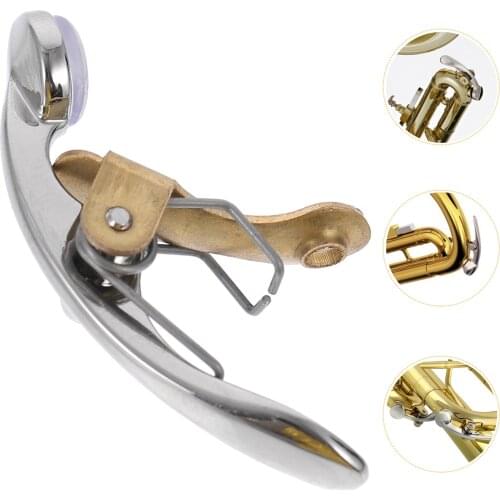 1 Pc Durable Trumpet Watergate Key Practical Trumpet Watergate Key Silver