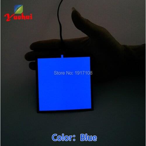 10X10CM led sheet led panel for dispaly,holiday,car,house,model ,Festival and Party Decoration with DC-3V EL Inverter