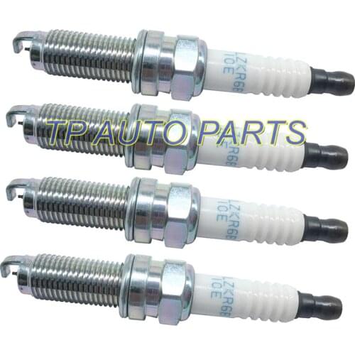 4 PCS Spark Plug for Hyun-dai K-ia OEM 18846-10060 SILZKR6B-10E 1884610060 SILZKR6B10E
