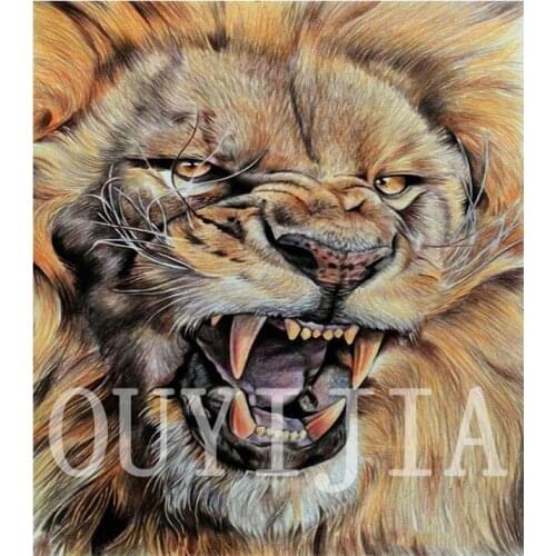 OUYIJIA 5d DIY Diamond Painting Animal Tiger Full Square Round Rhinestone Embroidery Cross Stitch Craft Home Decoration